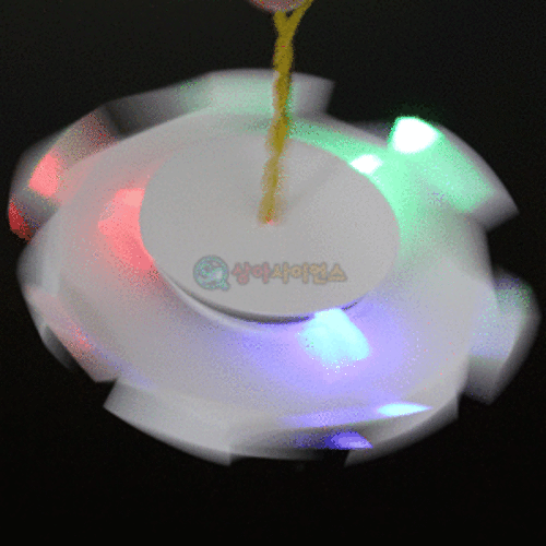 LED UFO 회전팽이