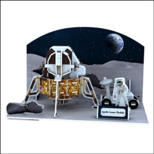 3D 입체퍼즐 아폴로 달 탐사선(45pcs)
