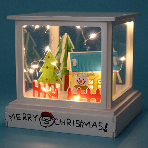 겨울풍경 크리스마스 조명등(LED형)(1인용 포장)