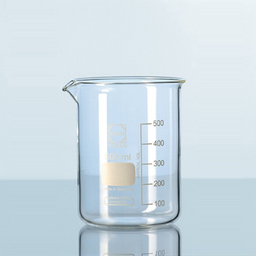 비이커(DURAN 외산/유리) DURAN® Hi-grade Batch-certificated Standard Beaker, Standard Low Form