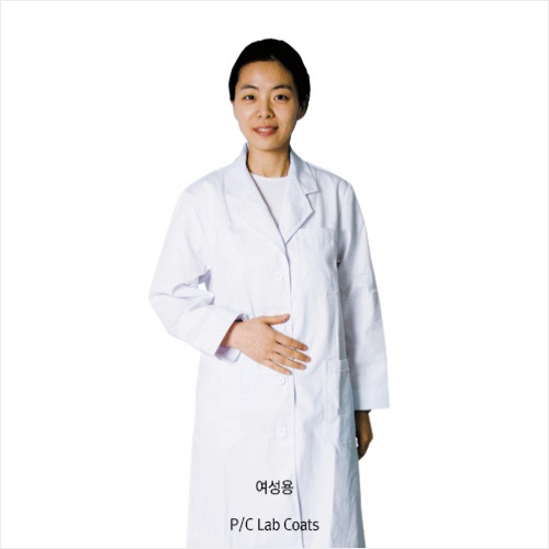 Keumsung® P/C Lab Coats/Gown, General Purpose, With 35% Cotton + 65% PolyesterP/C 가운-백색, Ideal for Laboratory &amp; Medical