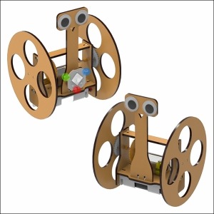 DIY 무게중심 투휠 탐사로봇(일반형/LED형) 2set