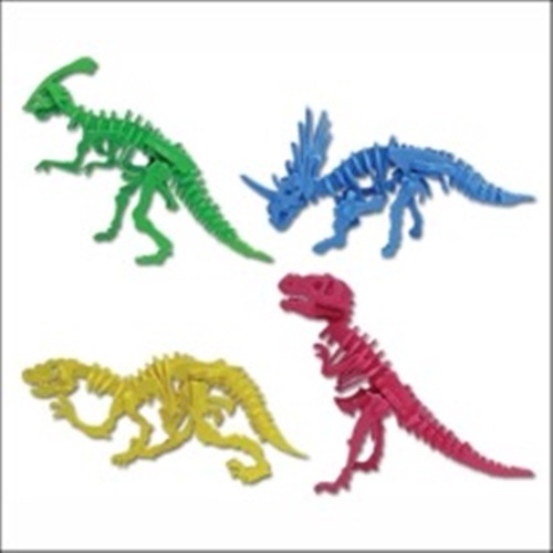 3D 입체 EVA 공룡화석 4종세트