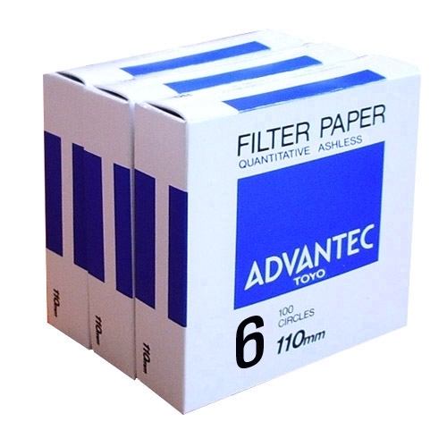 [ADVANTEC] NO.6 정성여과지(3㎛) (Qualitive Filter Papers)