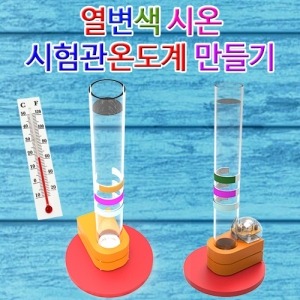 열변색 시온 시험관온도계 만들기(5인용)